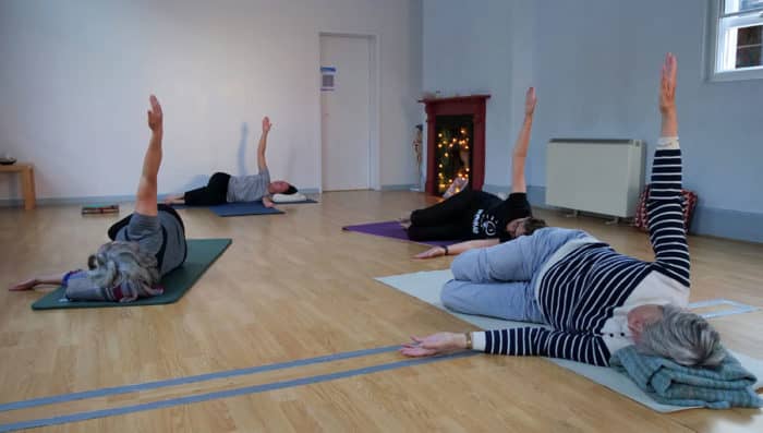 Relaxing yoga class in Ledbury